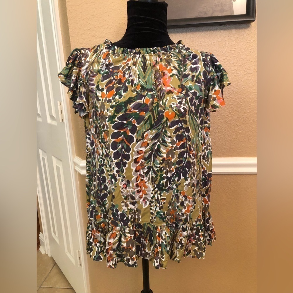 Kori flower pattern blouse